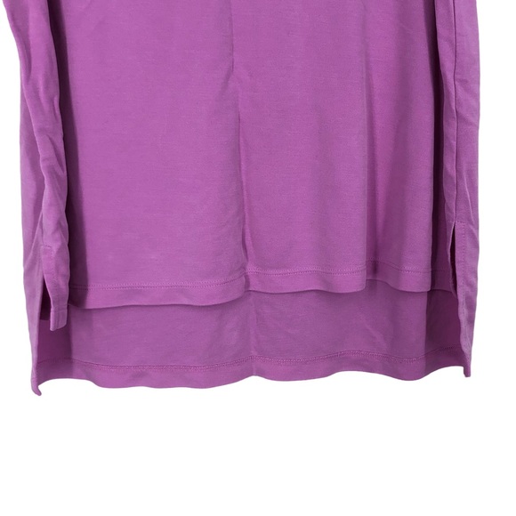 Ladies 70% Modal Super Soft Purple Tank w/Hi Lo Hem for Layering SZ M - Picture 4 of 6